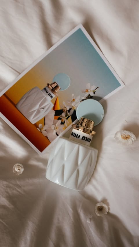 Instagram post by @lucyroseford for Miu Miu. Caption reads: A delivery from @miumiu to combat this heatwave 🍦....