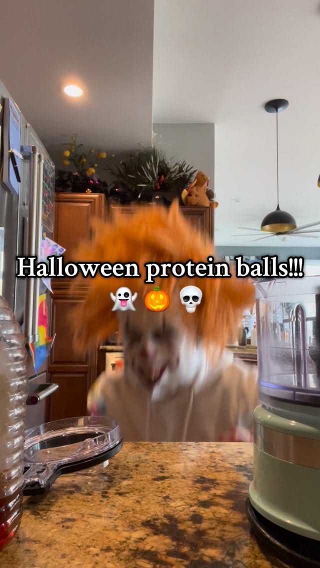 Instagram post by @glutenfreerunner06 for Cheerios. Caption reads: Spooky scary protein balls 👻 💪 

Of course using....