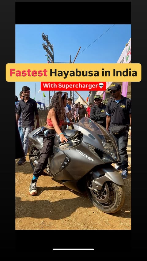 Instagram post by @bikewithgirl for Castrol. Caption reads: Guess the top speed of India’s fastest annnd....