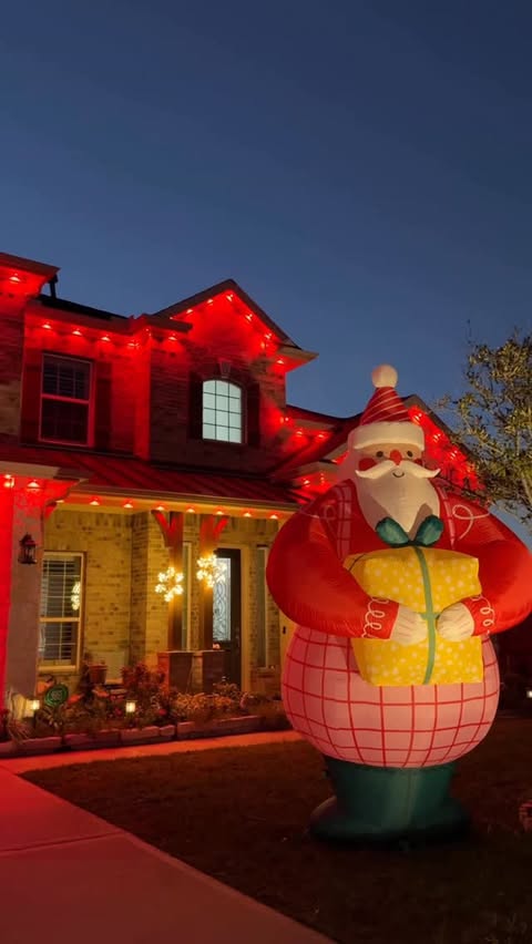 Instagram post by @anniemescallhome for Nanoleaf. Caption reads: Surprising my grandparents with the most magical....