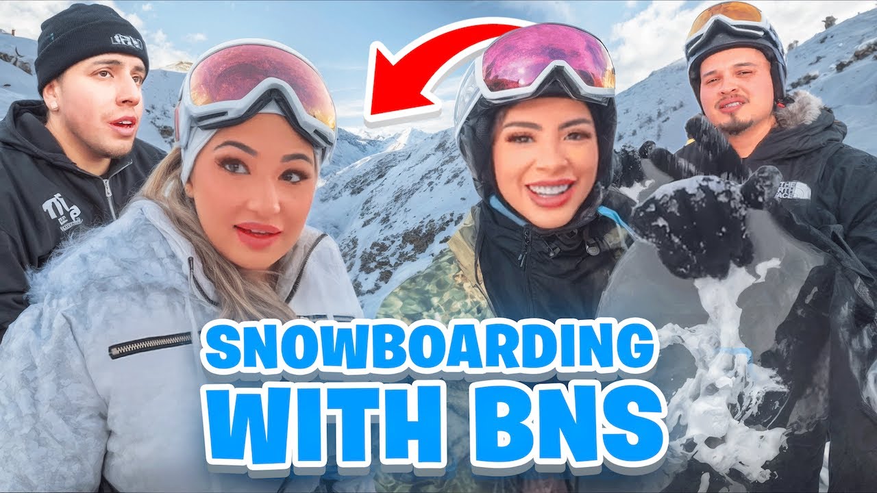 YouTube post by @BennySoliven for ZWILLING. Caption reads: BENNY & ALONDRA Goes Snowboarding W/ BNS! *COUPLES....