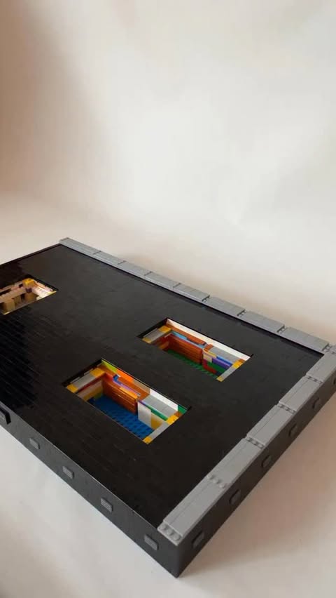 Instagram post by @codyaner.bricks for Light My Bricks. Caption reads: [...] All the LEDs used are by the company....