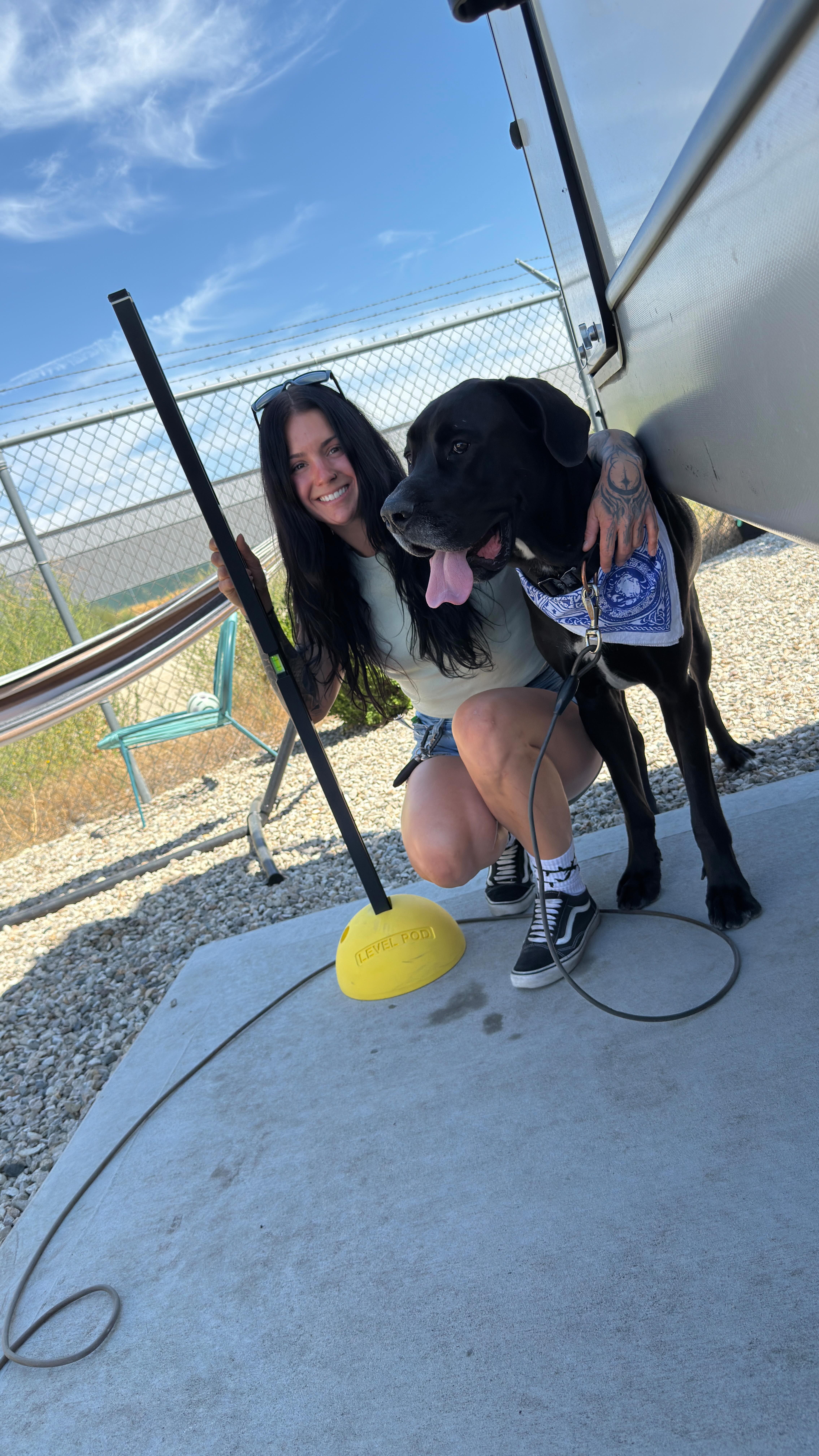 Instagram post by @bayybarnes for Stabila. Caption reads: It’s no surprise that the @stabila_official Dark....