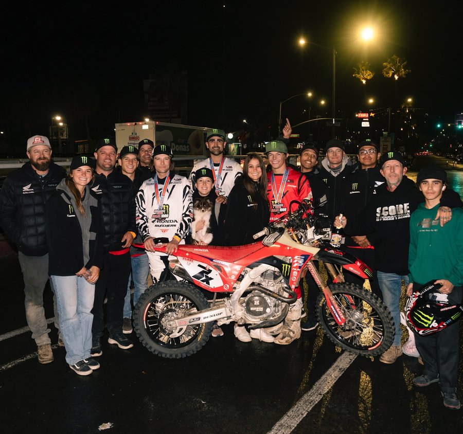 Instagram post by @tylerlynn222 for Heat Wave Visual. Caption reads: Baja 1000🏆 WE DID IT!! Unreal feeling winning my....