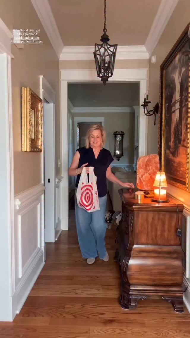 Instagram post by @50isnotold for Gold Bond. Caption reads: [...] #ad Today I’m partnering with Target and....