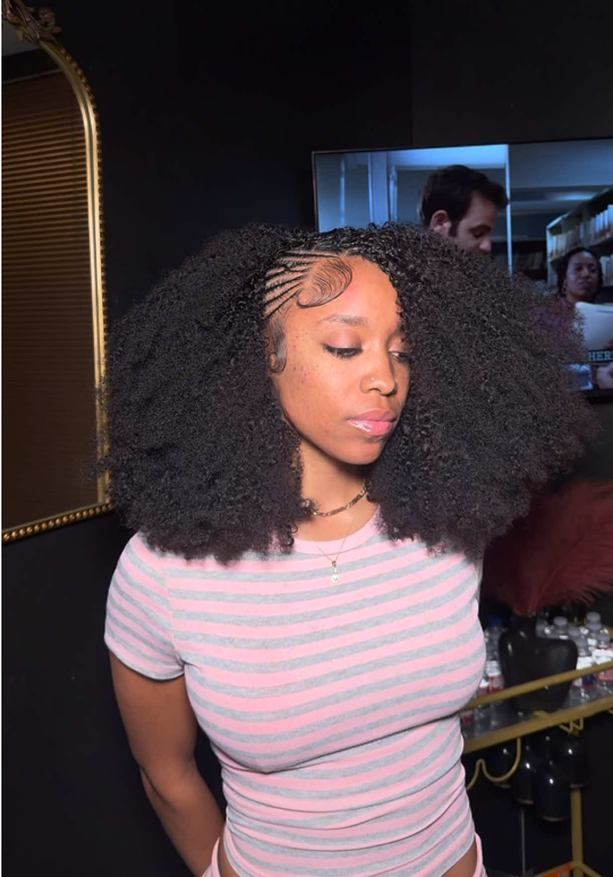 TikTok post by @progressive.roots for Ygwigs. Caption reads: [...] have me in a chokehold right now using....