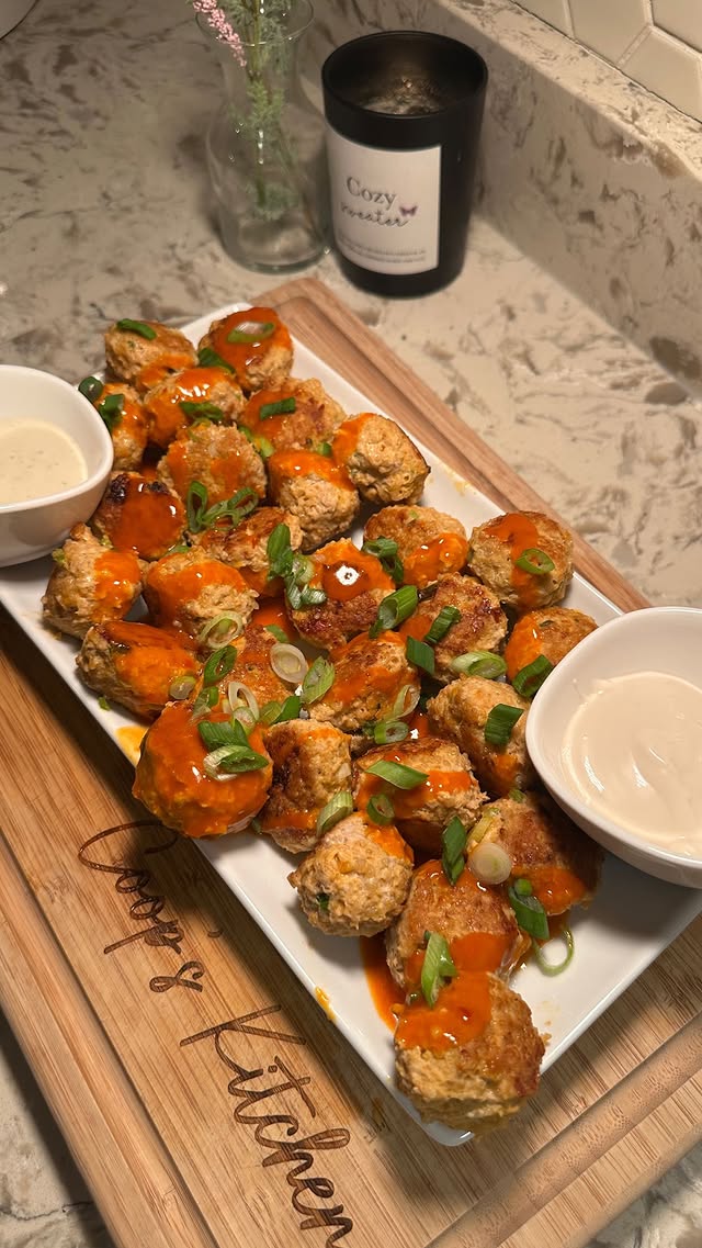 Instagram post by @coops.kitchen_ for Daiya Foods. Caption reads: Game day just got a healthy upgrade! 🏈🔥 These....