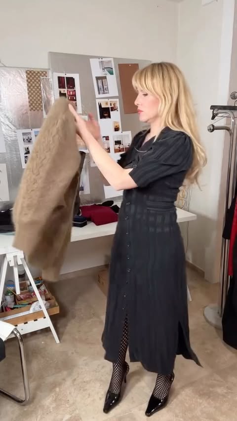 Instagram post by @mauricetteveronique for Rouje. Caption reads: [...] Parisian, stylish, feminine brand @rouje....