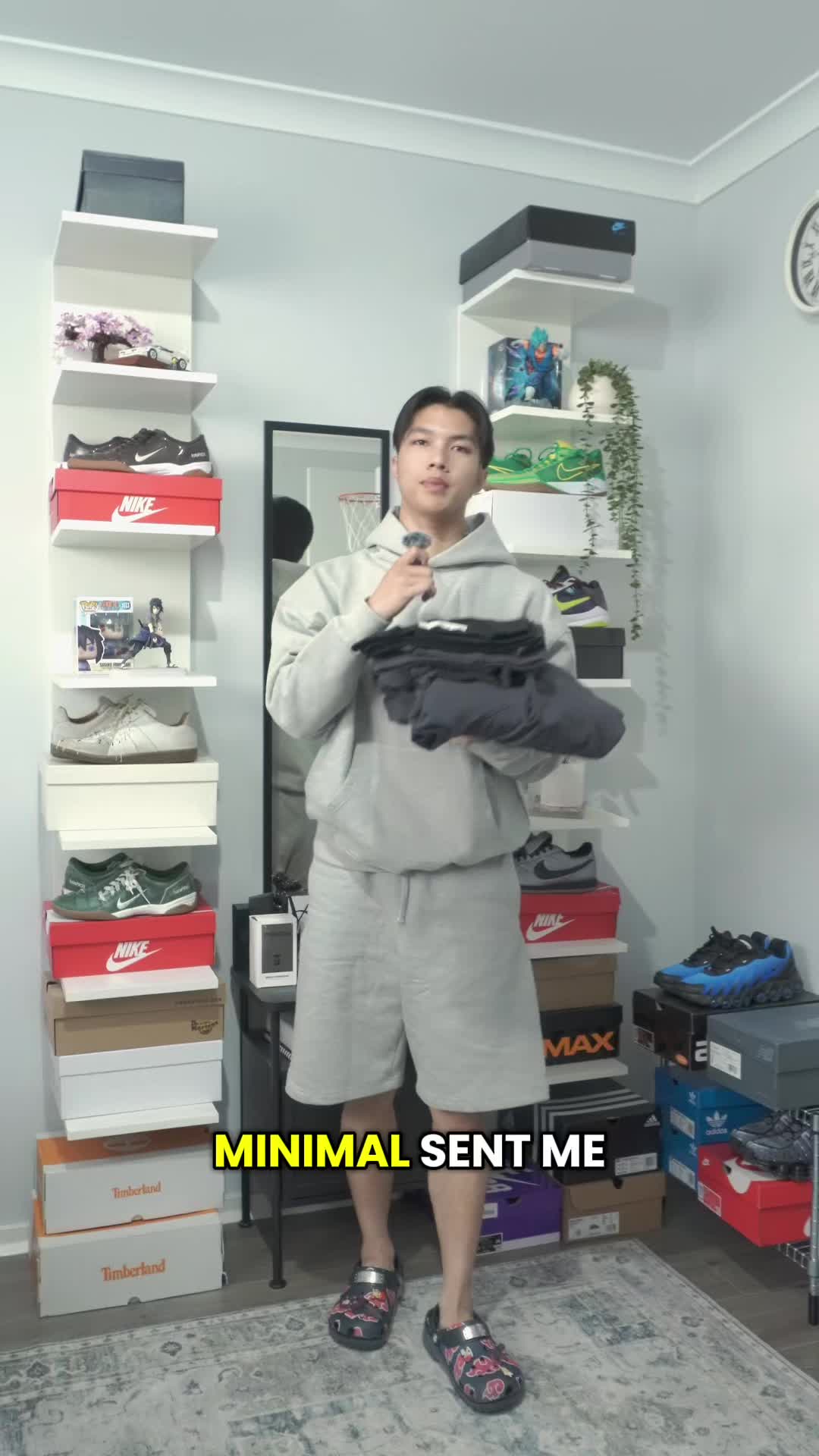 TikTok post by @jt.wijaya for mnml. Caption reads: @mnml got you covered with their new [...].