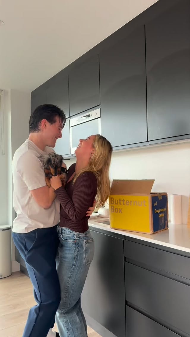 Instagram post by @aoibhinn_raleigh for Butternut Box. Caption reads: [...] with the freshest ingredients from....