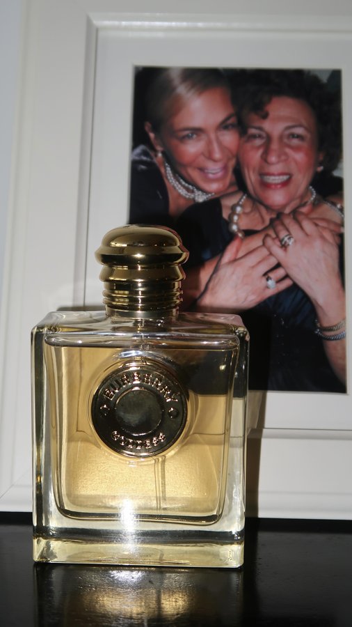 Instagram post by @lisacorbo for Burberry. Caption reads: There’s only one perfume fit for my goddess 🤍 you....