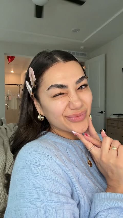 Instagram post by @gracielavx for DIME Beauty. Caption reads: [...] cuddles… and this 15 min mask from....