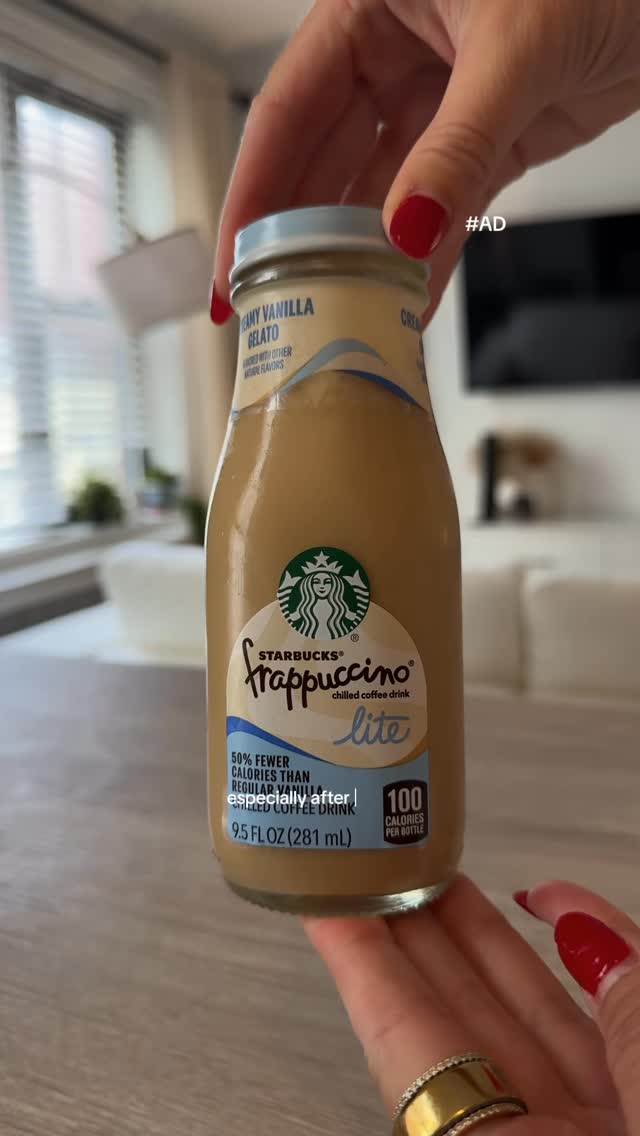 Instagram post by @jocelynkakalecik for Starbucks. Caption reads: #ad the only thing I love more than my 5am morning....