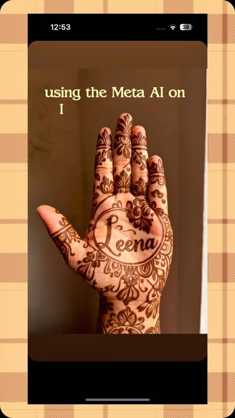 Instagram post by @that_neethumol for Meta AI. Caption reads: [...] artist, just @meta.ai for the save👀🤎....