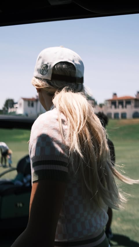 Instagram post by @megan__heaton for Marriott Bonvoy. Caption reads: [...] @pelicanhillgolfclub South Course....