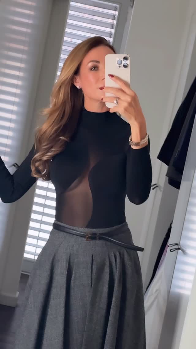 Instagram post by @lilly_may_style for Wolford. Caption reads: New favorite body by @wolford....