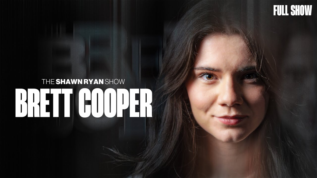 YouTube post by @ShawnRyanShow for COZY EARTH. Caption reads: Brett Cooper - The Real Reason She Left The Daily....