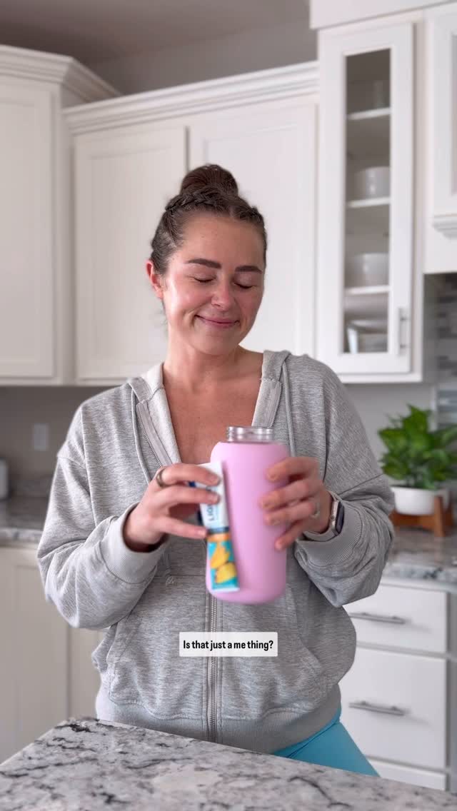 Instagram post by @khill_fit for Liquid IV. Caption reads: #ad If mom life had a fuel station… this would be....