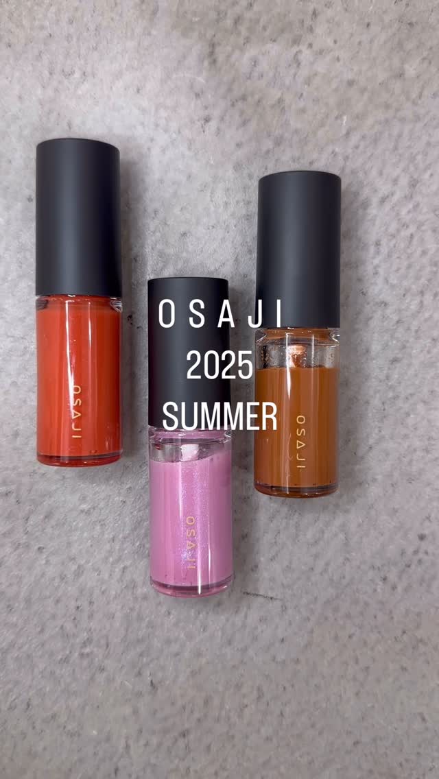 Instagram post by @chinenmikako for OSAJI. Caption reads: Makeup tutorial 
with @osaji__  new collection....