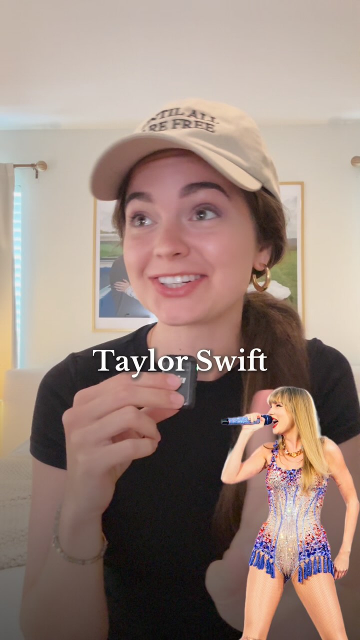 Instagram post by @chelseakayhurst for World Vision. Caption reads: Taylor Swift consistently sells out huge crowds of....