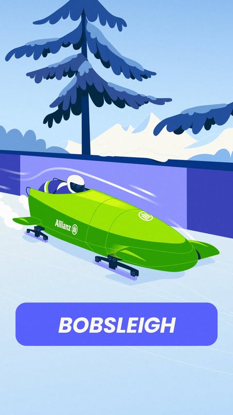 Instagram post by @ibsfsliding for Olympics. Caption reads: Steer too hard, and you can lose speed. Not....