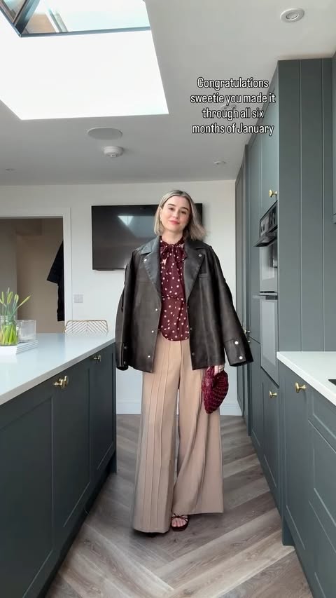 Instagram post by @staceyheywood_ for Needs No Label. Caption reads: [...] was a long one! Gorgeous blouse from....