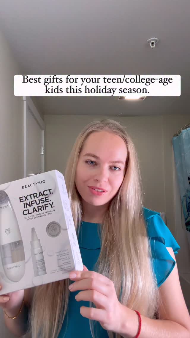 Instagram post by @kellsy2901 for BeautyBio. Caption reads: [...] kid… this is it 🎁 Meet the @beautybio....