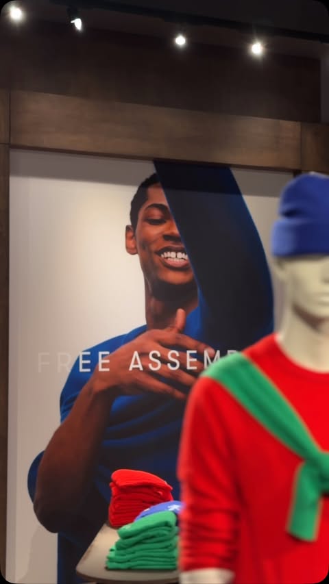 Instagram post by @mrderrickbrownie for Walmart. Caption reads: I got an early look at the Walmart Fashion Pop-Up....