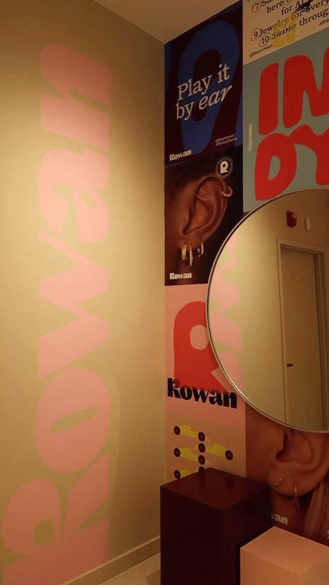 Instagram post by @shantigregg for Rowan. Caption reads: @heyrowan thank you for having me! ✨🤍 i love my....