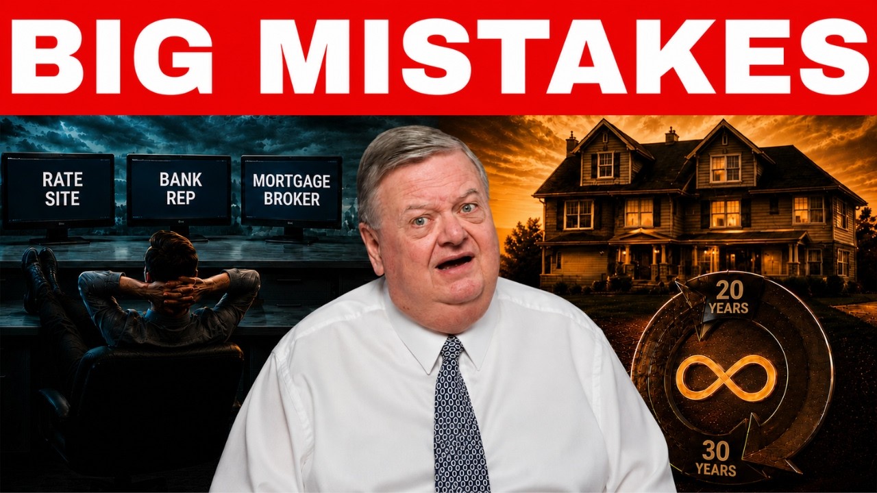 YouTube post by @angrymortgage for The Neighbourhood. Caption reads: Can't Be Bothered To Shop Infinite Amortization Is....