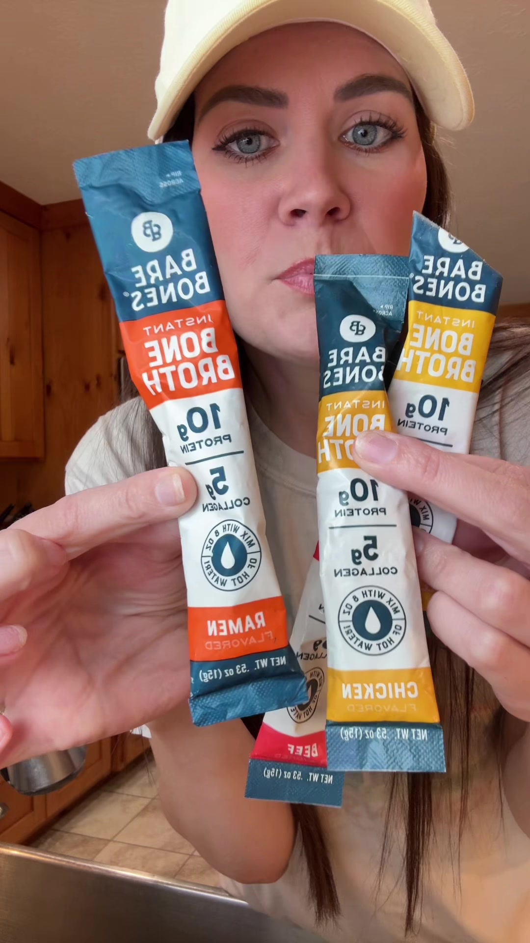 TikTok post by @selfcarehygienist for Bare Bones. Caption reads: @Bare Bones Brand #barebones #bonebroth.