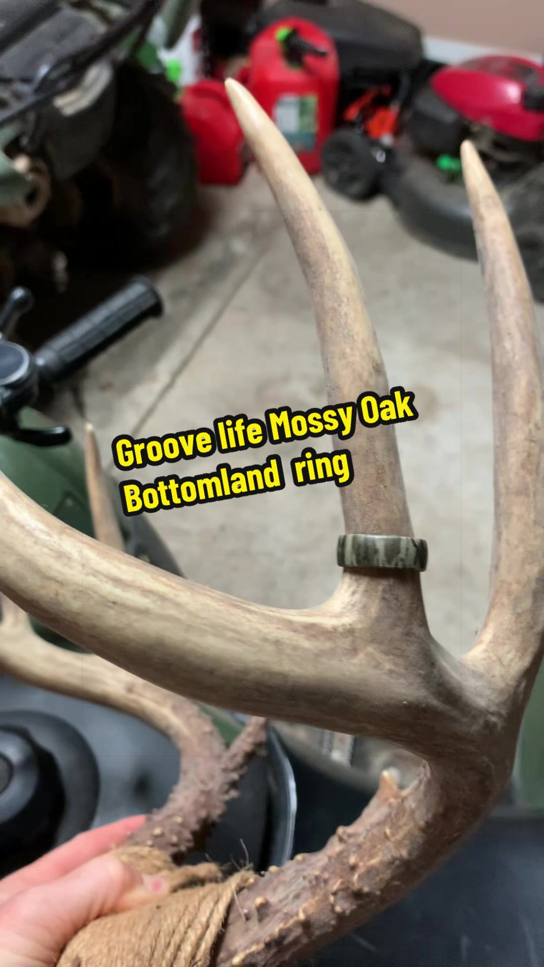 TikTok post by @gadamslc7 for Groove Life. Caption reads: @Groove Life #men #mossyoak #deer #dealsforyoudays....
