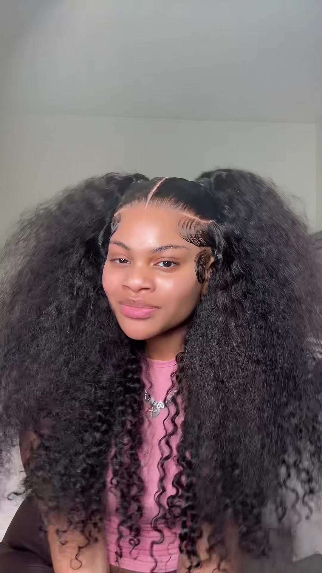 TikTok post by @misslonik for Cynosure Hair. Caption reads: [...] You see how THICK she is!! 😩 @Cynosure Hair....