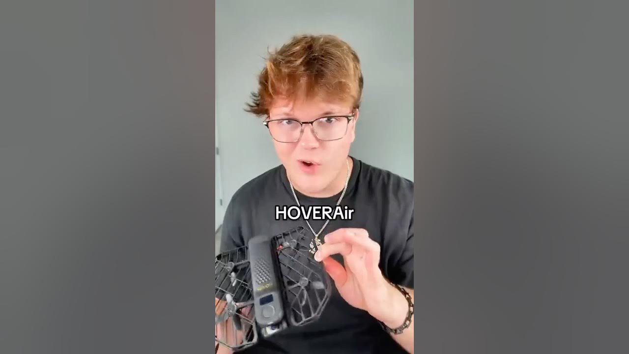 YouTube post by @KyleKrueger for HOVERAir. Caption reads: [...] Don’t miss the best deals ever on HOVERAir!....