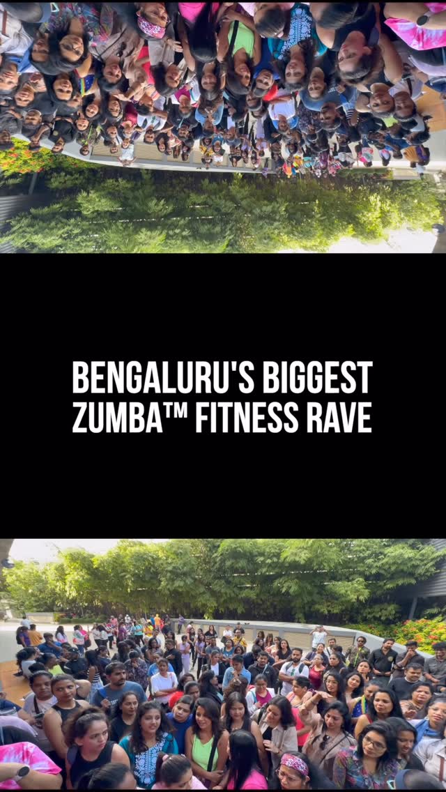 Instagram post by @bechir.bendhief for Zumba. Caption reads: ✨500+ hearts, one unforgettable night!
From Zumba....