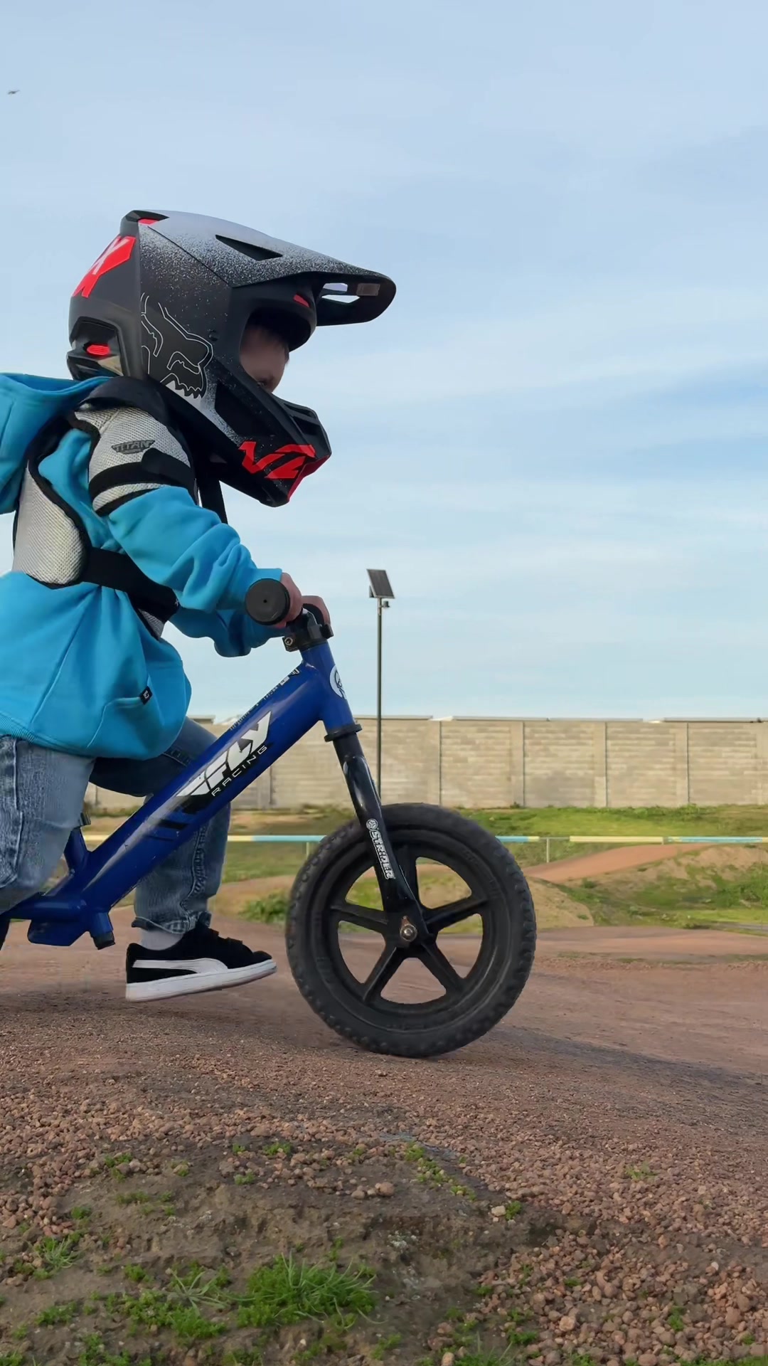 TikTok post by @katewescott for Strider Bikes. Caption reads: @Strider Bikes 100/10 best thing you can do for....