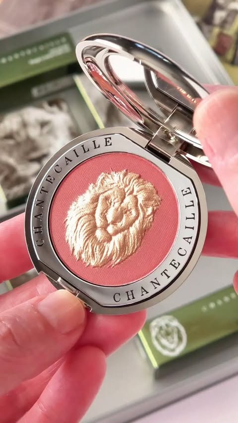 Instagram post by @margo.beauty.edit for Chantecaille. Caption reads: [...] here we are. 🦁✨ Lion Pride from the....