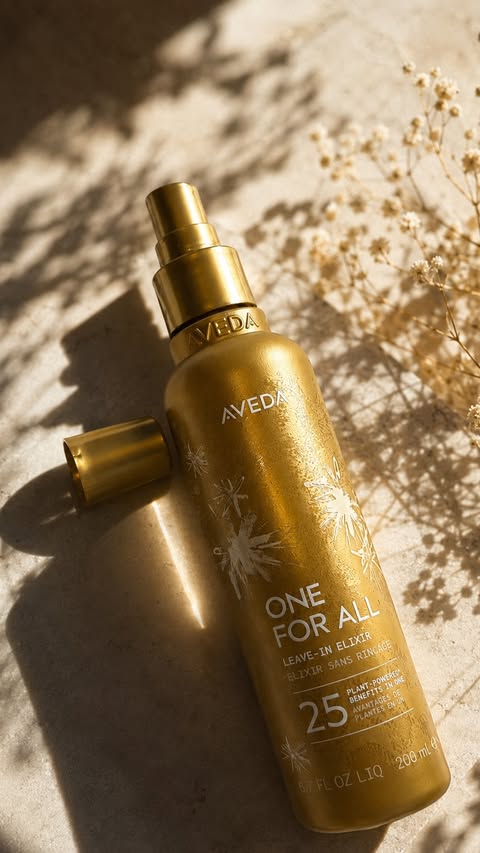 Instagram post by @ugcwithnana for Aveda. Caption reads: [...] to skip? Tell us in the comments! 👇 @aveda....