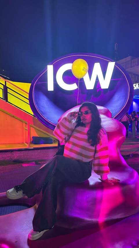 Instagram post by @s_swarnaaa for Smirnoff. Caption reads: Good cocktails. Good music. Good energy
Smirnoff....