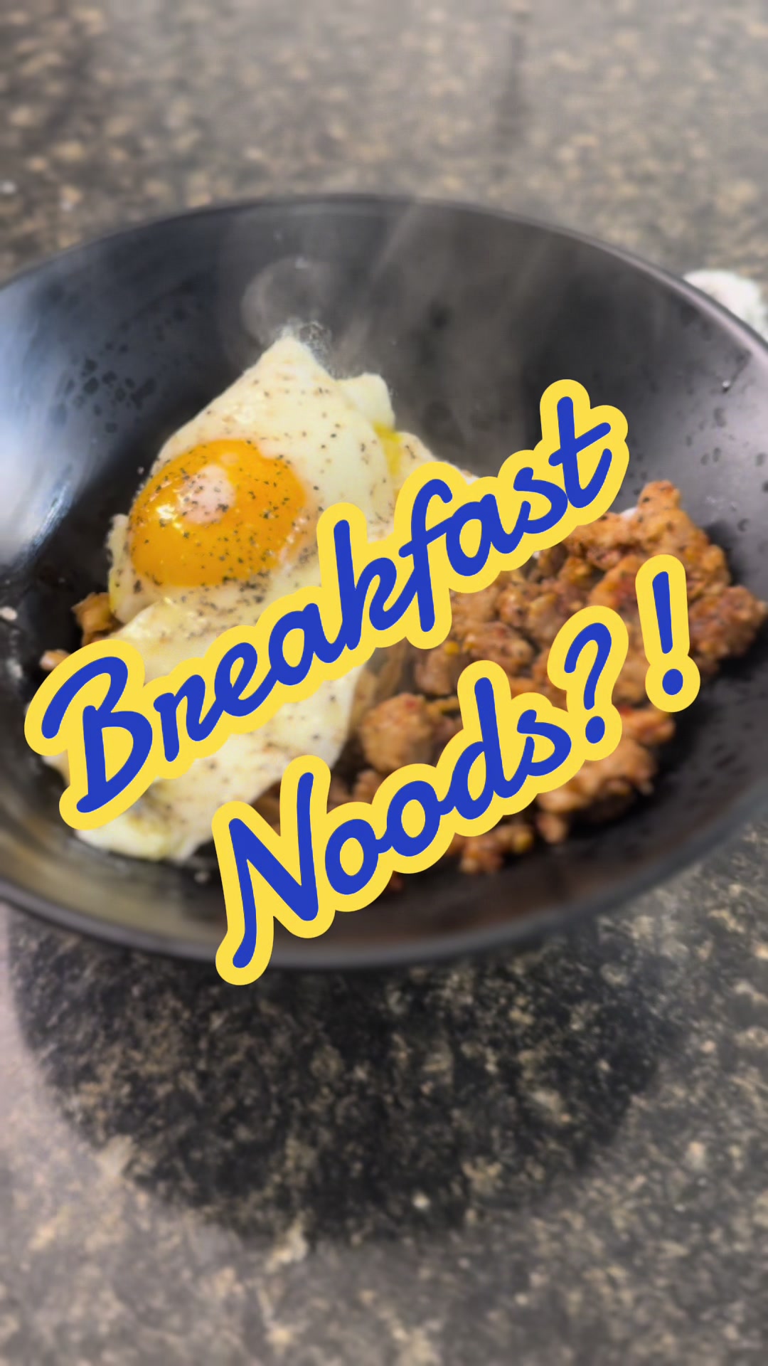 TikTok post by @danielcarrrillo for FLY BY JING. Caption reads: i’m back with some szechuan breakfast chaos with....