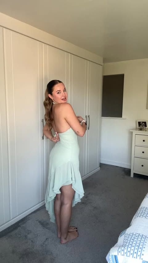 Instagram post by @tashamoorexo for AW Bridal. Caption reads: Wedding season ready✨💐 Use code ‘Moore10’ for ££....