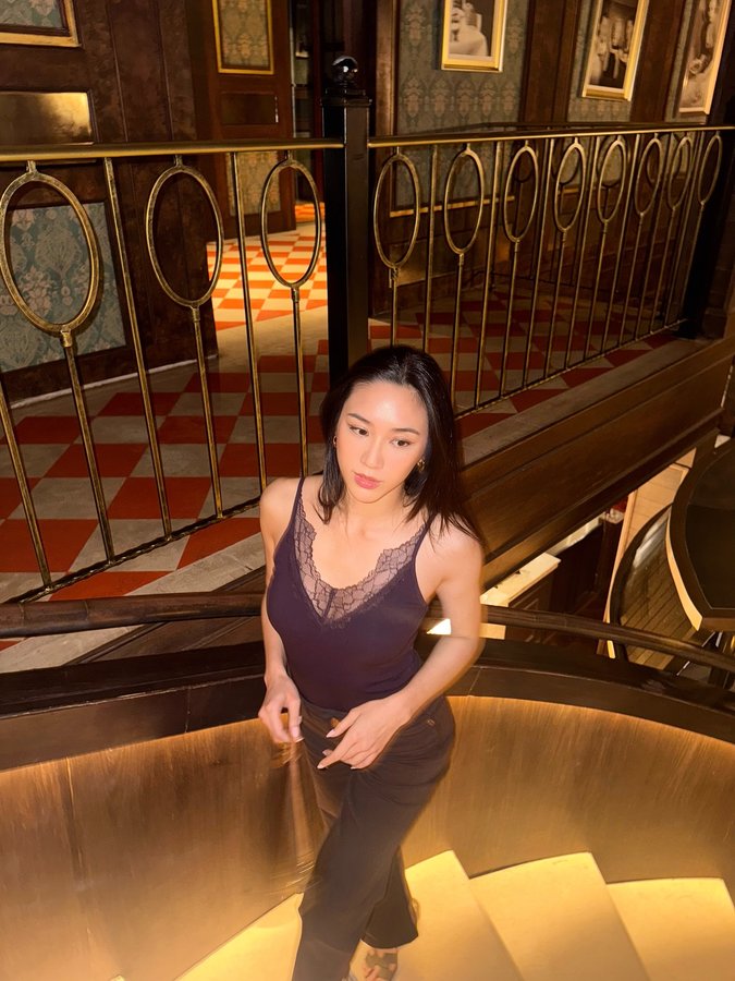 Instagram post by @ployranda for H&M. Caption reads: @HM #HMThailand #HMxME.