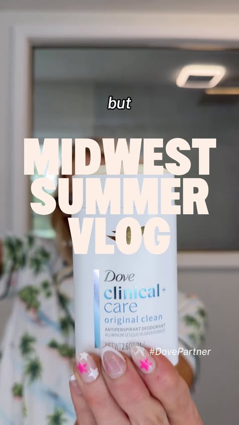 Instagram post by @ally.hovious for Dove. Caption reads: #dovepartner with summer in full swing I need....
