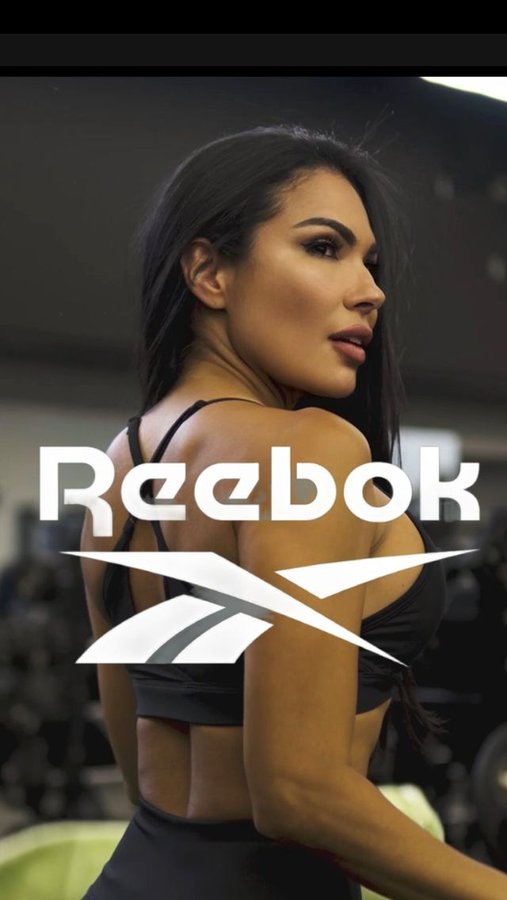 Instagram post by @magda_fitness for Reebok Middle East & N.Africa. Caption reads: “Life is not a spectator sport—it’s about getting....