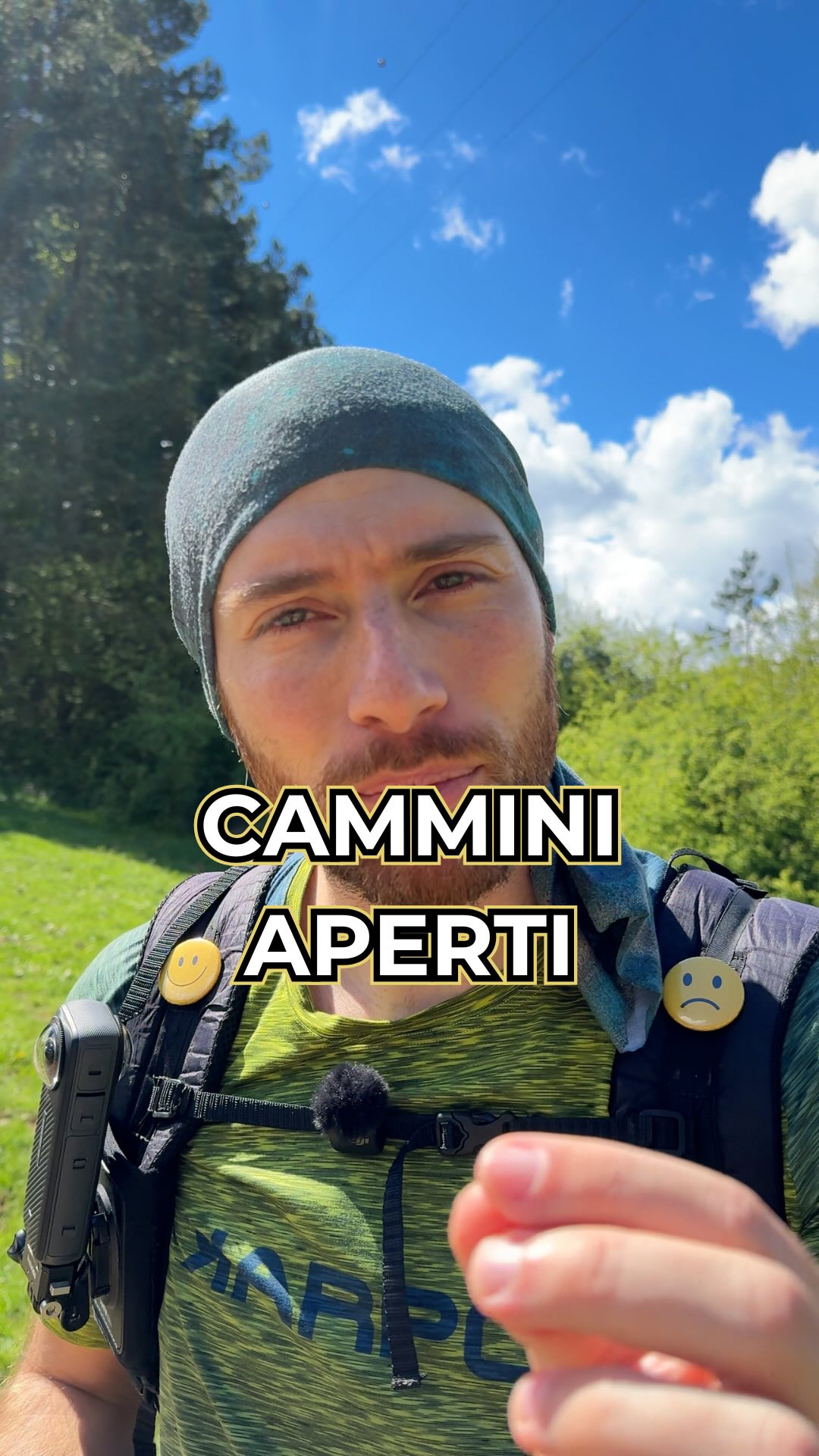 Instagram post by @nico_ilcamminodelcretino for italia.it. Caption reads: Miei prodi Camminatori, questa volta non avete....