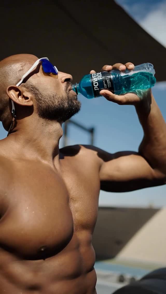 Instagram post by @karim_h_ebied for POWERADE. Caption reads: CrossFit isn’t just training — it’s a mindset.....