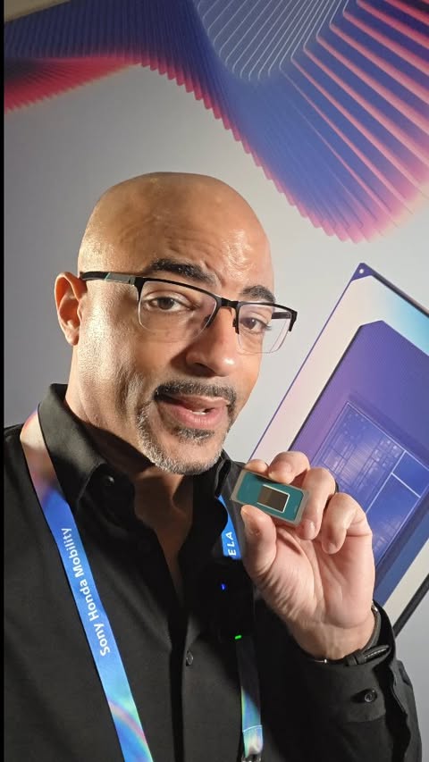 Instagram post by @dapoets42 for Intel Gaming. Caption reads: [...] #IntelAmbassador @intel @intelgaming....