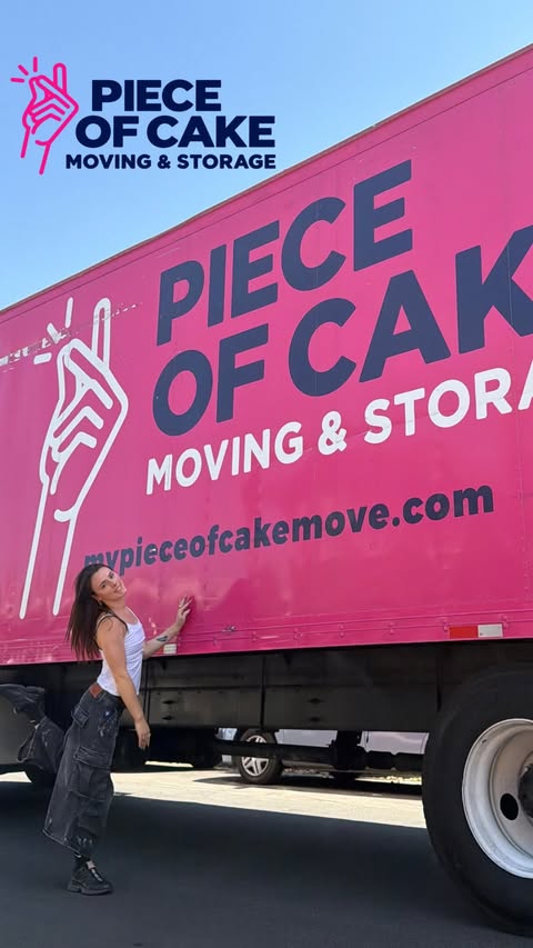 Instagram post by @torigorny for Piece of Cake Moving & Storage®. Caption reads: There’s somethin in the way that you move 🎶....