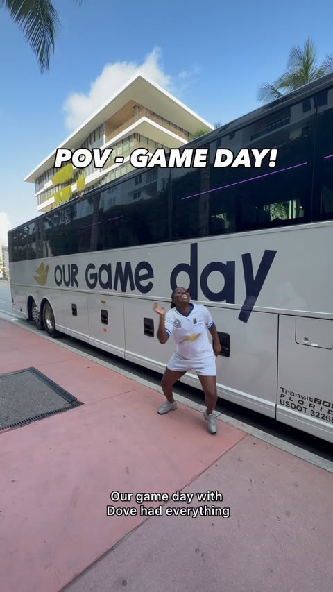 Instagram post by @freda_ayy for FIFA. Caption reads: [...] #DovePartner #OurGameDay @dove.uki @dove....