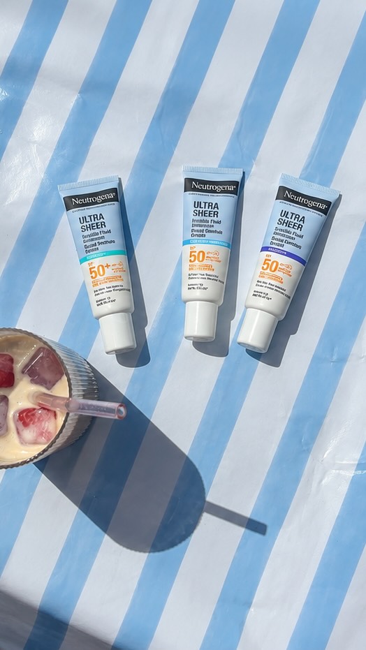 Instagram post by @shaunamathxr for Neutrogena UK & Ireland. Caption reads: #AD my daily sunscreen lately☀️ @neutrogenaukire....